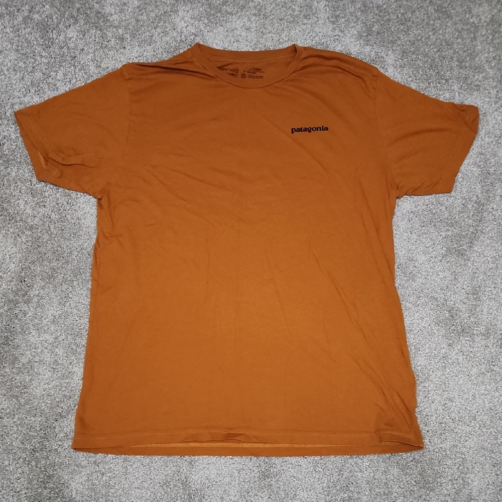Patagonia Men's Burnt Orange T-Shirt